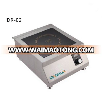 3500W220V commercial waterproof stainless steel induction cooker has CE CB certification